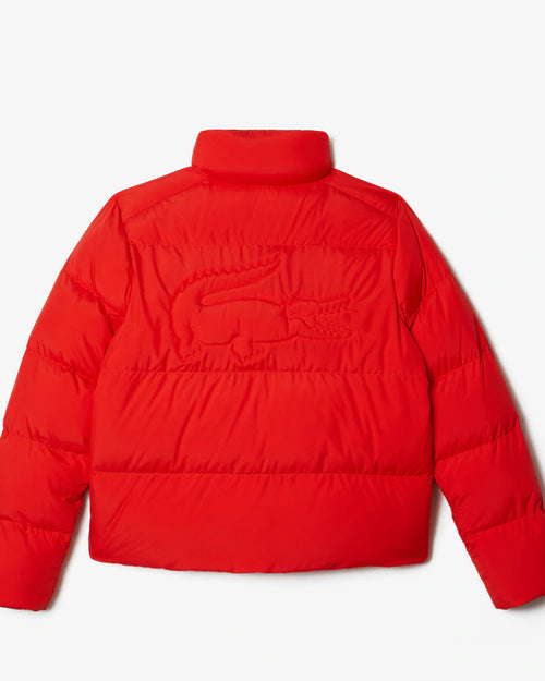 Chamarra Lacoste corta acolchonada repelente al agua